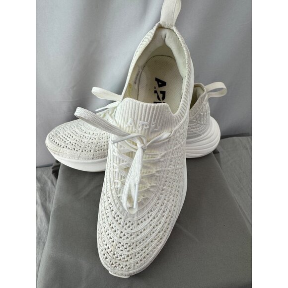 APL Mens TechLoom Zipline Sneakers Running Shoes White Size 8.5 - Picture 6 of 13
